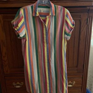 J Crew striped T-shirt dress